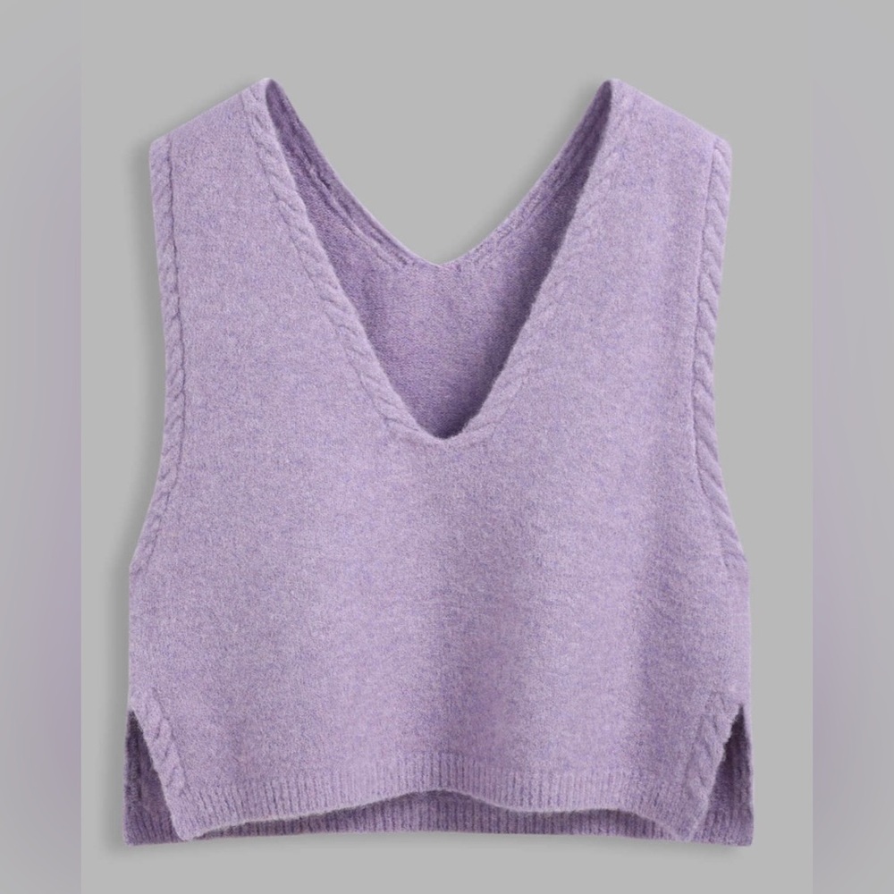 NWT Cider Lilac Sweater Vest
